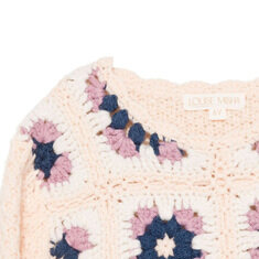 24FW 키즈 플라워 패턴 니트 블러쉬 J0027 BLUSH 썸네일 3