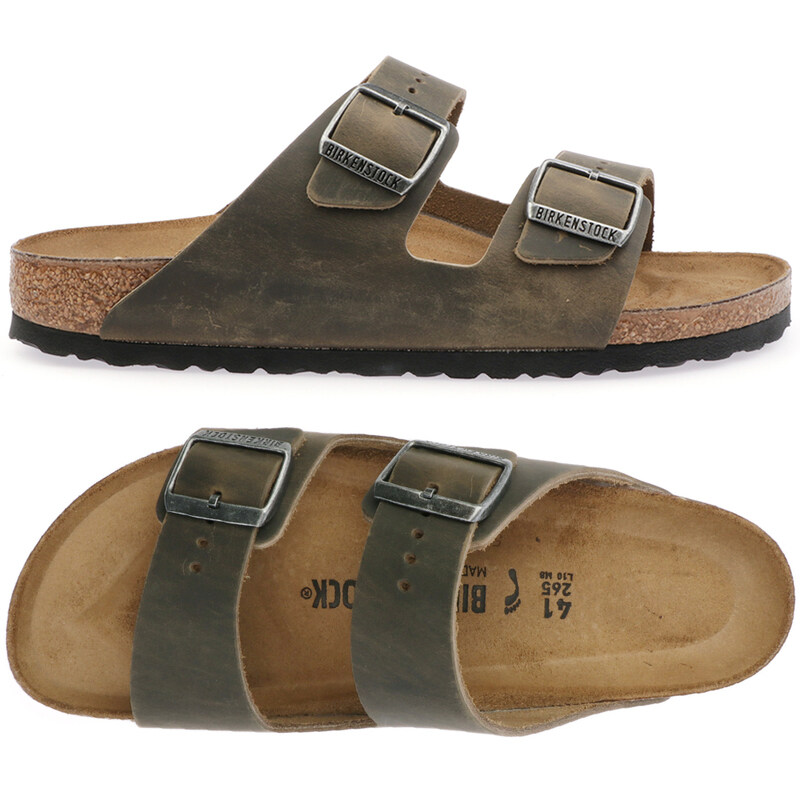 24SS ARIZONA BS 샌들 1027039 FADED KHAKI - Birkenstock
