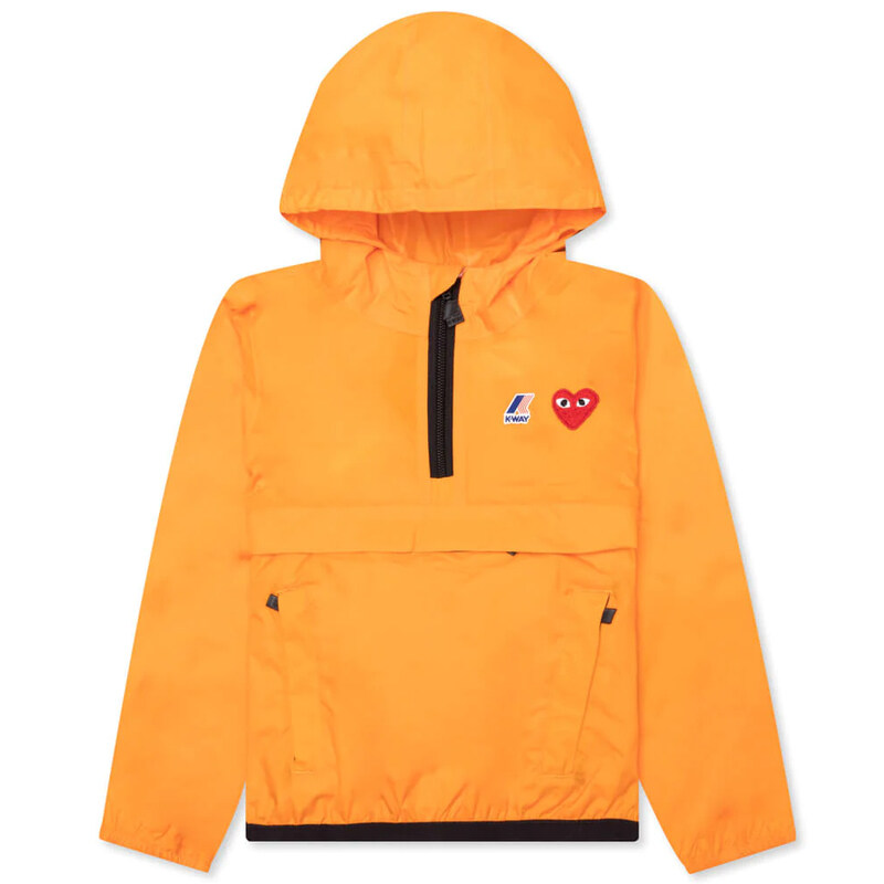 23FW 키즈 X K-WAY 레드 와펜 아노락 AZ-J504-051-1 - Comme des Garcons