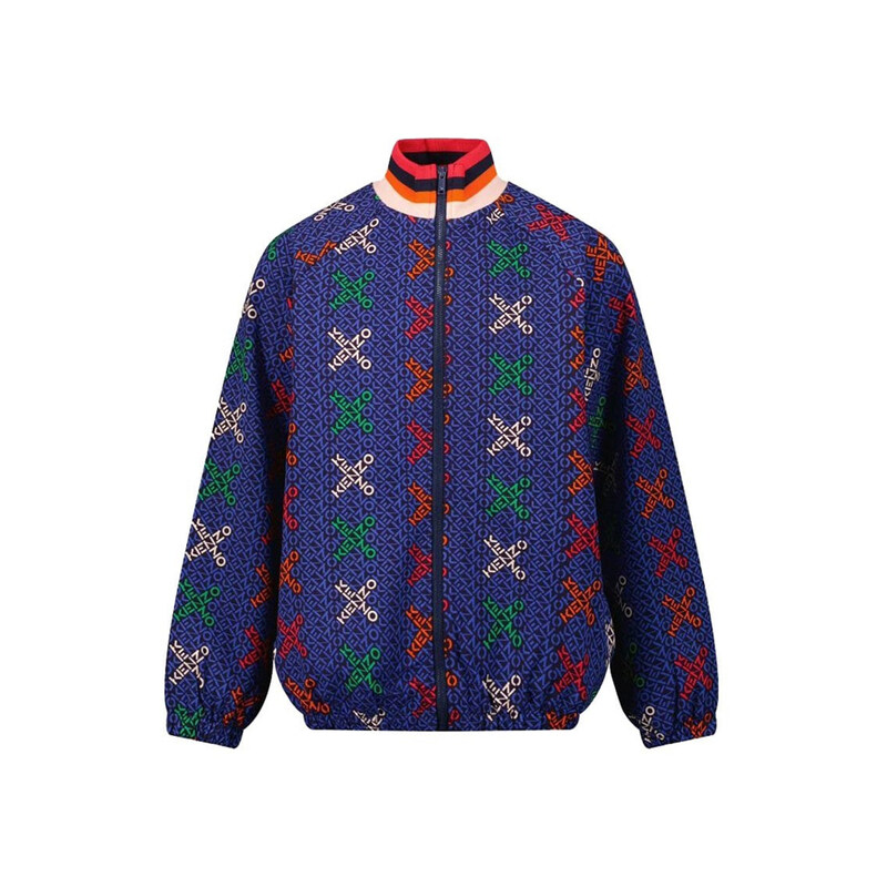 22FW 키즈 올오버 로고 봄버자켓 K15590 868 - Kenzo