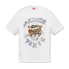 24SS 타이거 프린팅 티셔츠 화이트 5TS274 4SG 02 썸네일 1