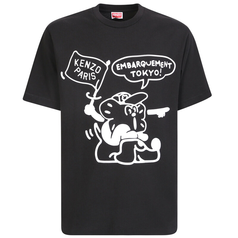 13주년 보크 보이 트래블 티셔츠 5TS443 4SY 99J - Kenzo