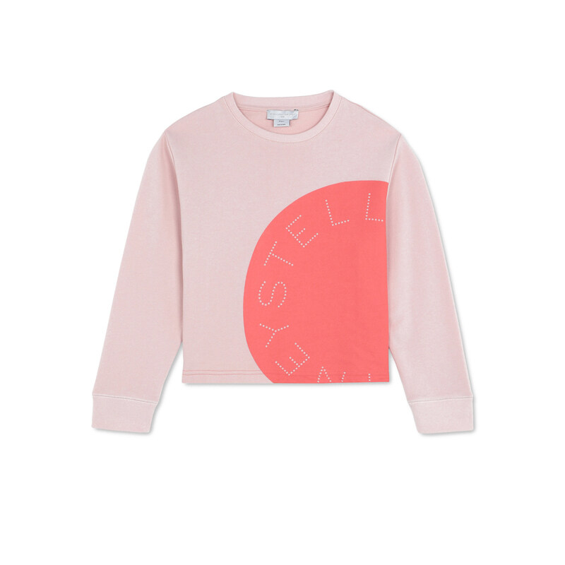 21SS 키즈 배색 원형 로고 티셔츠 602633 SQJ05 6840 - Stella McCartney