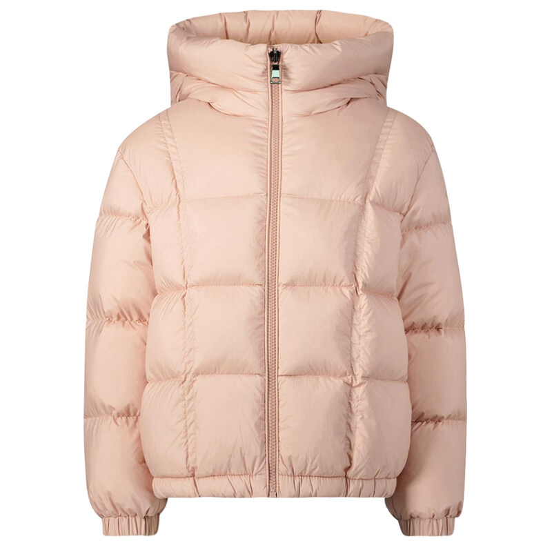 23FW 키즈 로고 패치 후드 패딩 1A000 71 595FD 51U - Moncler