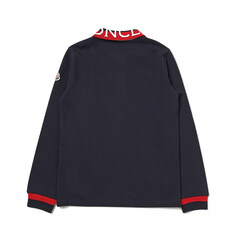 23FW 키즈 로고 패치 카라 티셔츠 8B000 06 8496W 778 썸네일 2