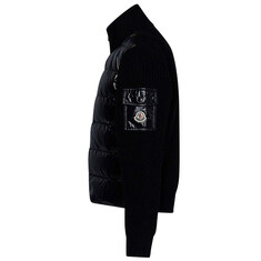 23FW 키즈 로고 포켓 니트 패딩 9B000 15 M1241 999 썸네일 3