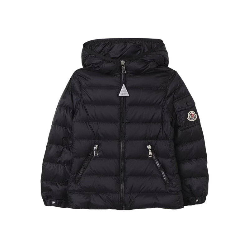 24SS 키즈 로고 패치 패딩자켓 1A000 30 595FE 999 - Moncler