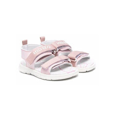22FW 키즈 로고 벨크로 샌들 핑크 K59044 454 썸네일 1