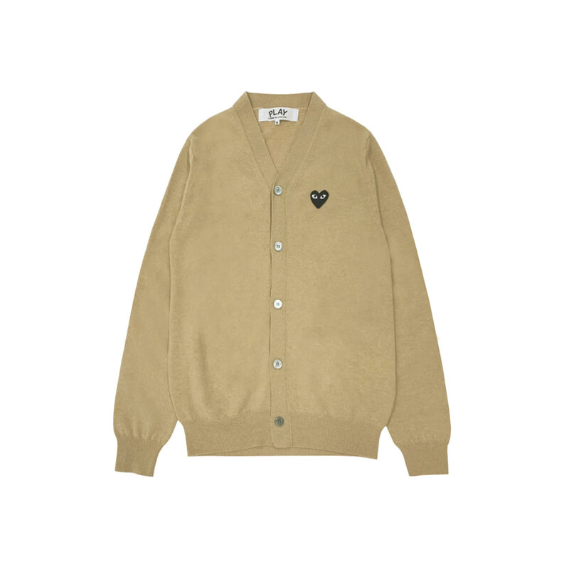 24FW 블랙 하트 와펜 패치 가디건 AZ-N024-051-3 - Comme des Garcons