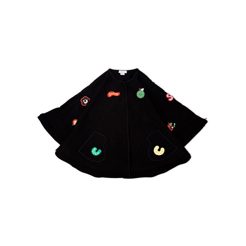 22FW 키즈 그래픽 케이프 8R2A43 Z0507 930MC - Stella McCartney