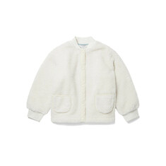 22FW 키즈 플리스 자켓 화이트 8R2C17 Z0776 101 썸네일 1