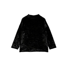 22FW 키즈 캣헤드 벨루어 반폴라 티셔츠 22720166 99 썸네일 2