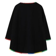 24FW 키즈 울 케이프 자켓 블랙 TV2D33 Z2368 930 썸네일 2