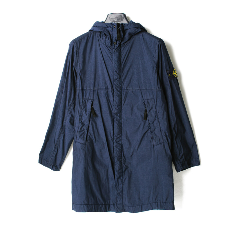 21FW 키즈 와펜 후드 롱 자켓 741640333 V0028 - Stone Island