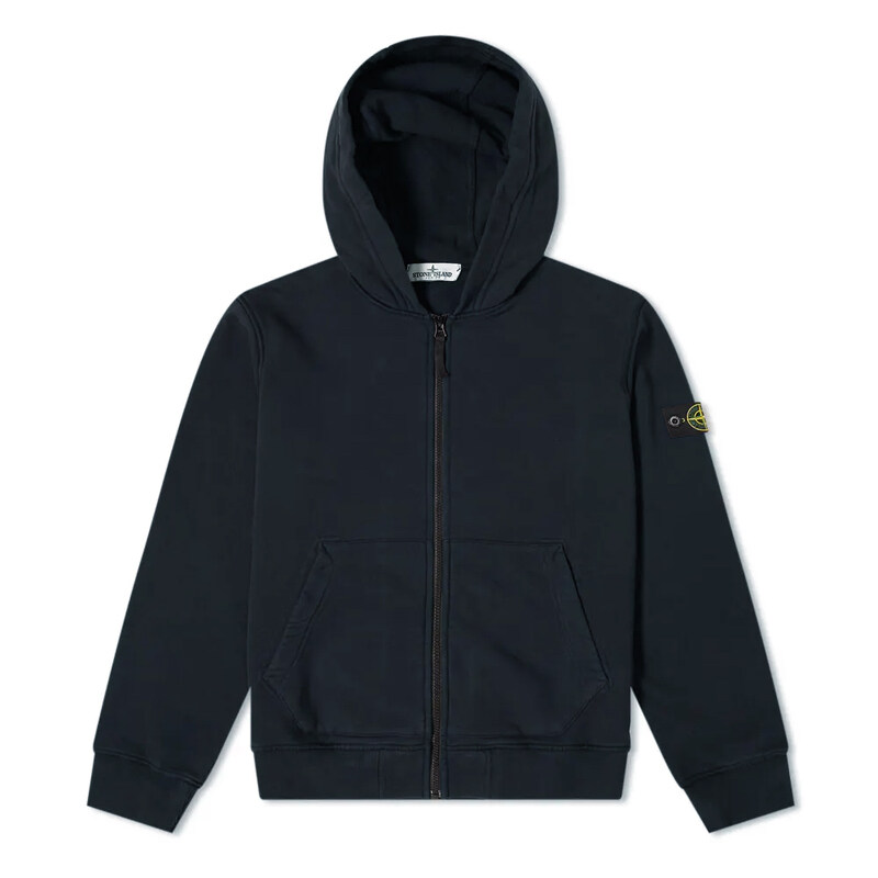 12주년 키즈 와펜 기모 후드 집업 731660740 V0020 - Stone Island