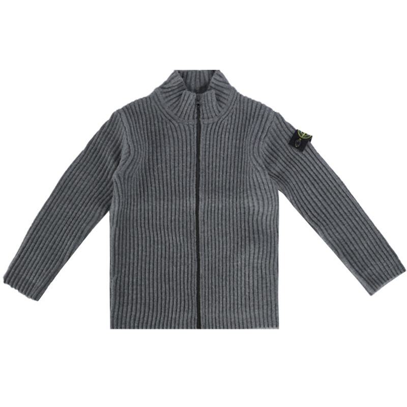 23FW 키즈 와펜 패치 니트 집업 7916512C2 V0M67 - Stone Island