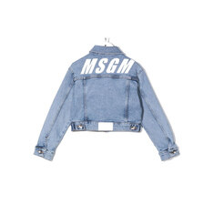 22SS 키즈 백로고 프린팅 데님자켓 MS028781 126 썸네일 2