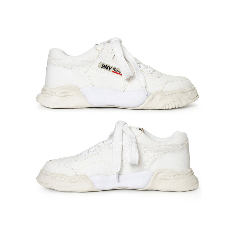 23FW 파커 솔 캔버스 스니커즈 A08FW704 WHITE - Mihara Yasuhiro