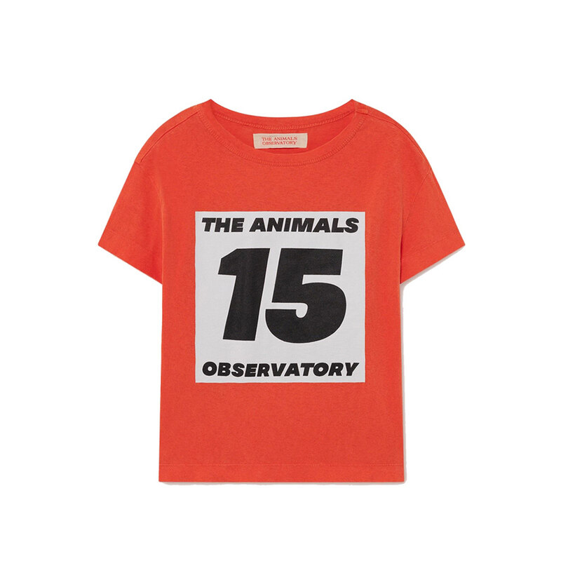 22SS 키즈 스퀘어 로고 프린팅 티셔츠 S22002 251AZ - THE ANIMALS OBSERVATORY