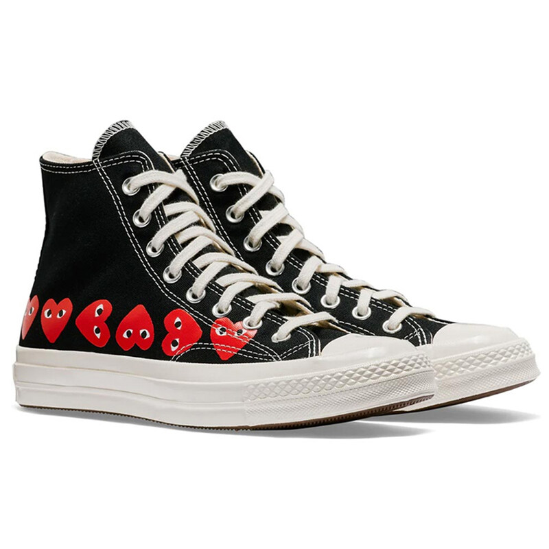 25SS 척테일러 컨버스 하이탑 블랙 AZ-K127-001-1 - Comme des Garcons