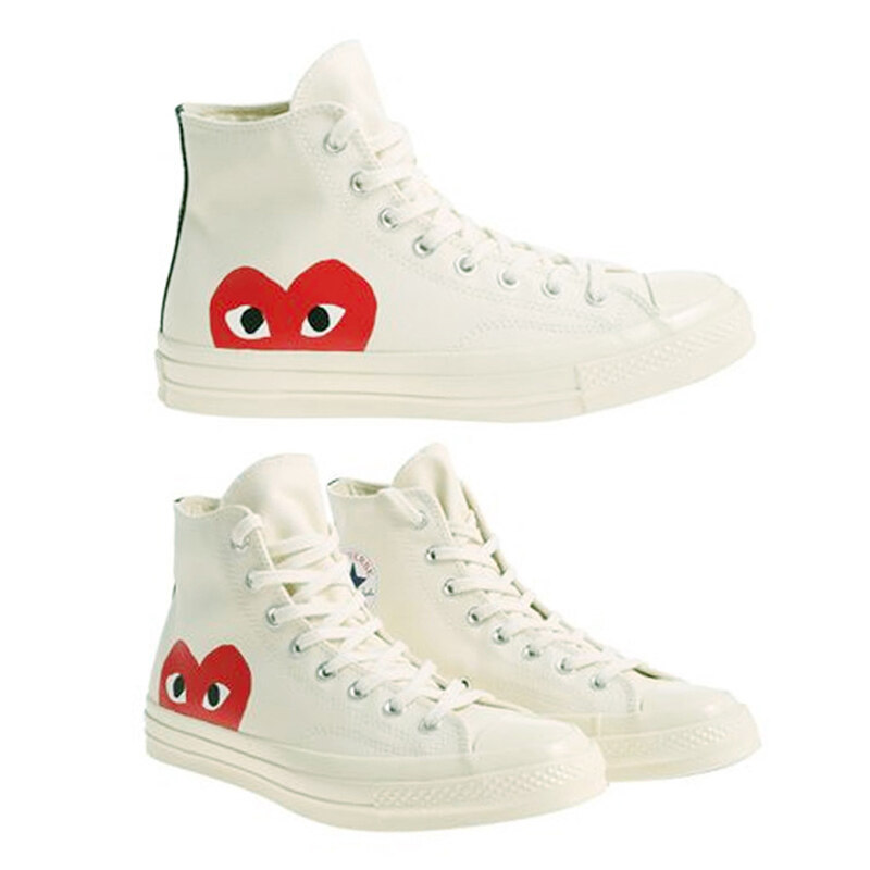 25SS 척테일러 컨버스 하이탑 아이보리 AZ-K112-001-2 - Comme des Garcons
