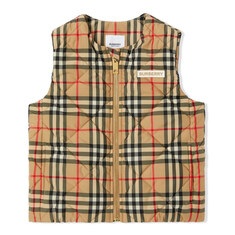 22FW 키즈 로고 빈티지 체크 퀄팅 조끼 8053908 썸네일 1