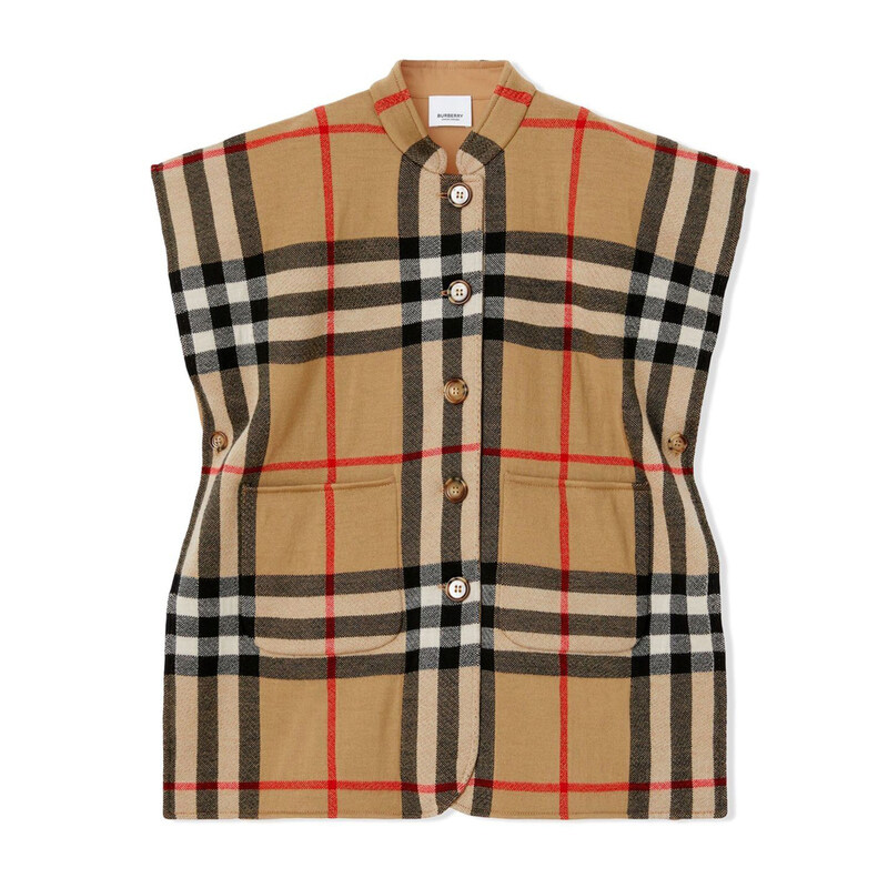 22FW 키즈 빈티지 체크 리버시블 조끼 8051756 - Burberry