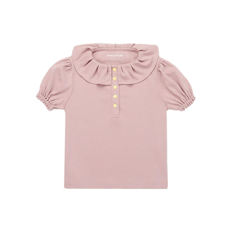 25SS 키즈 울라 티셔츠 라일락 K3028S25 531 - MISHA & PUFF