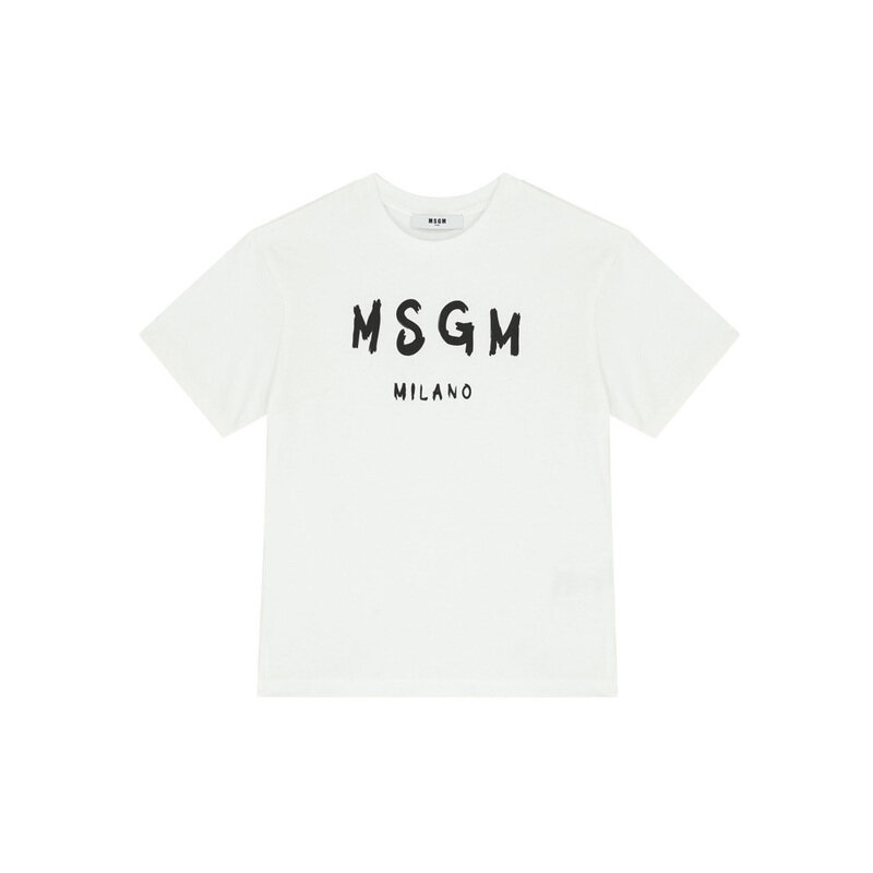 25SS 키즈 프린트 티셔츠 S5MSJUTH063 001 - MSGM