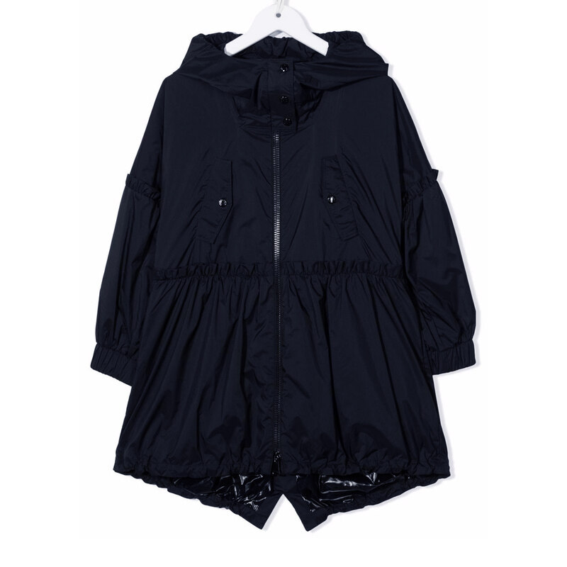 22SS 키즈 로고 프릴 후드자켓 1C000 12 53333 776 - Moncler