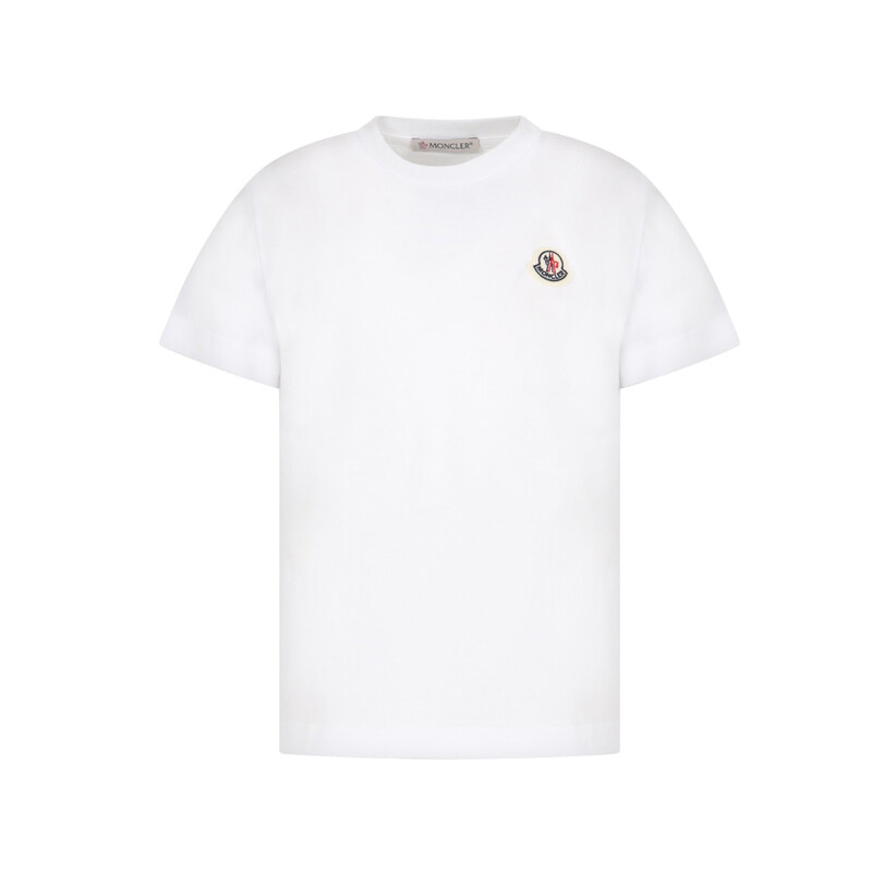 23SS 키즈 로고 패치 티셔츠 8C000 33 83907 001 - Moncler