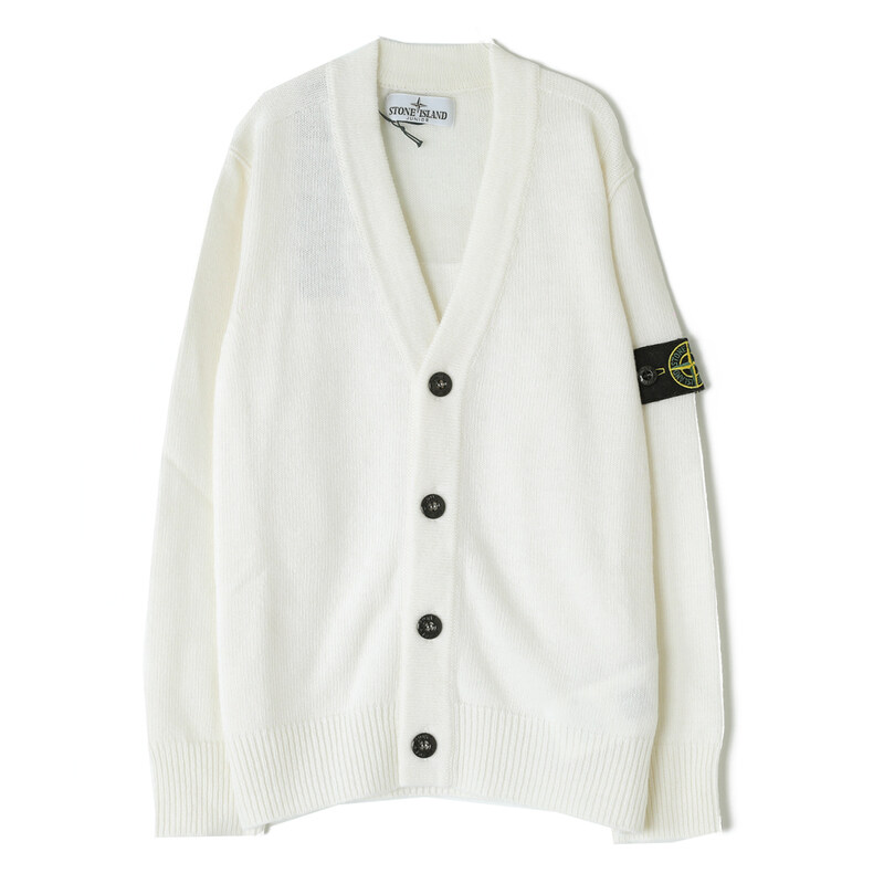 23FW 키즈 와펜 가디건 화이트 7916501Z1 V0093 - Stone Island