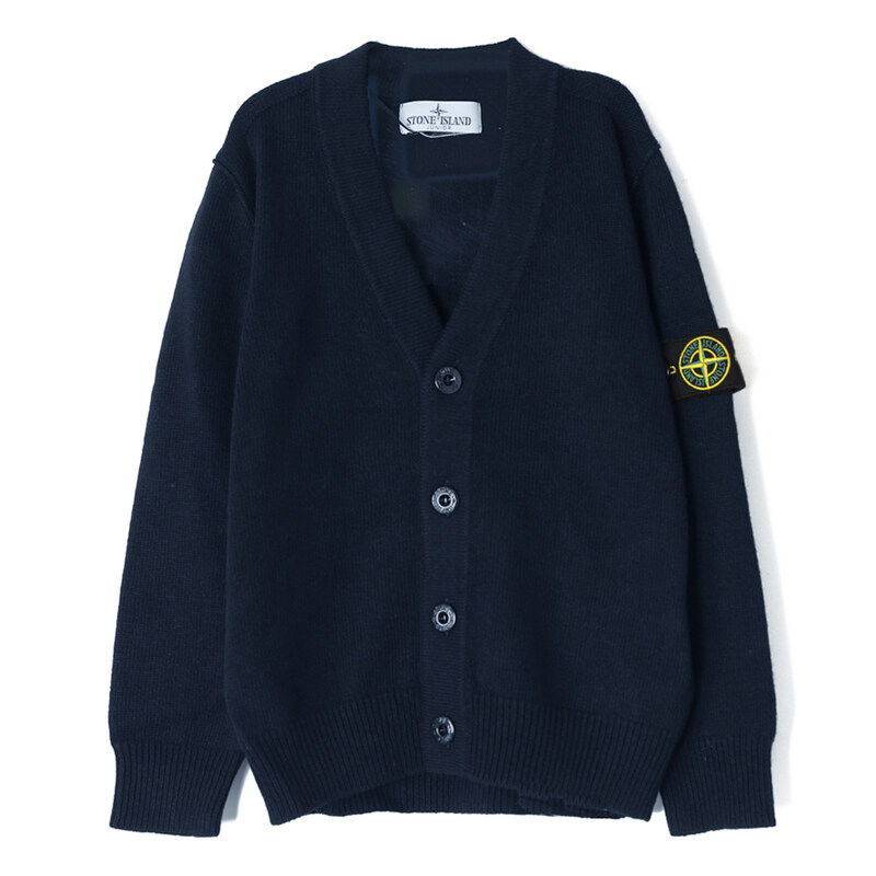23FW 키즈 와펜 가디건 네이비 7916501Z1 V0020 - Stone Island
