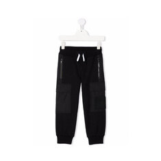 21FW 키즈 로고 디테일 카고 트랙 팬츠 H24135 09B 썸네일 1