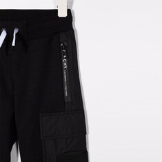 21FW 키즈 로고 디테일 카고 트랙 팬츠 H24135 09B 썸네일 3