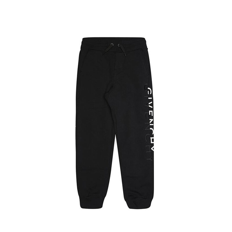 21FW 키즈 로고 스트레이트 조거 팬츠 H24133 09B - Givenchy