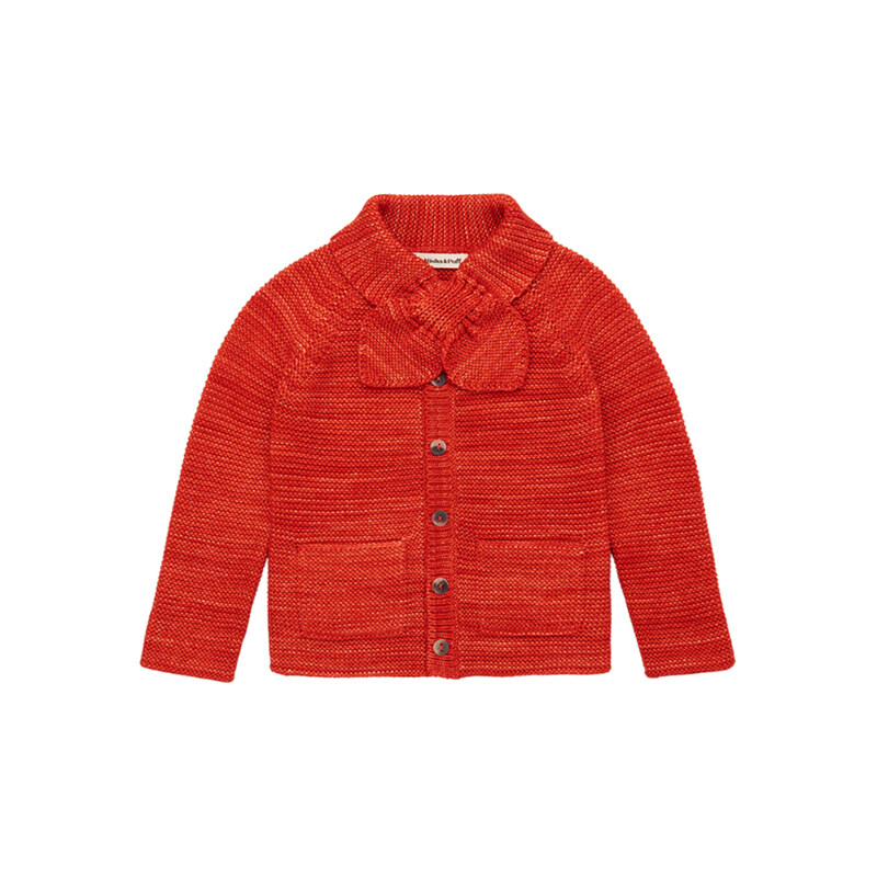 24FW 키즈 스카우트 가디건 레드 MP152005 694 (8A) - MISHA & PUFF