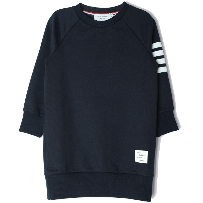 22FW 키즈 사선 완장 원피스 KJD001A 07132 415 - Thom Browne