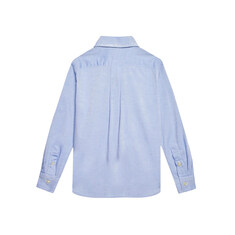 23FW 키즈 포니 로고 옥스포드 셔츠 블루 819238 002 썸네일 2