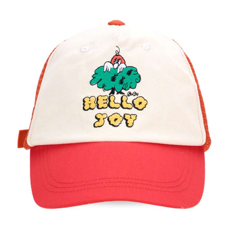 25SS 키즈 헬로 조이 메쉬캡 레드 B125AI022 611 - Bobo Choses