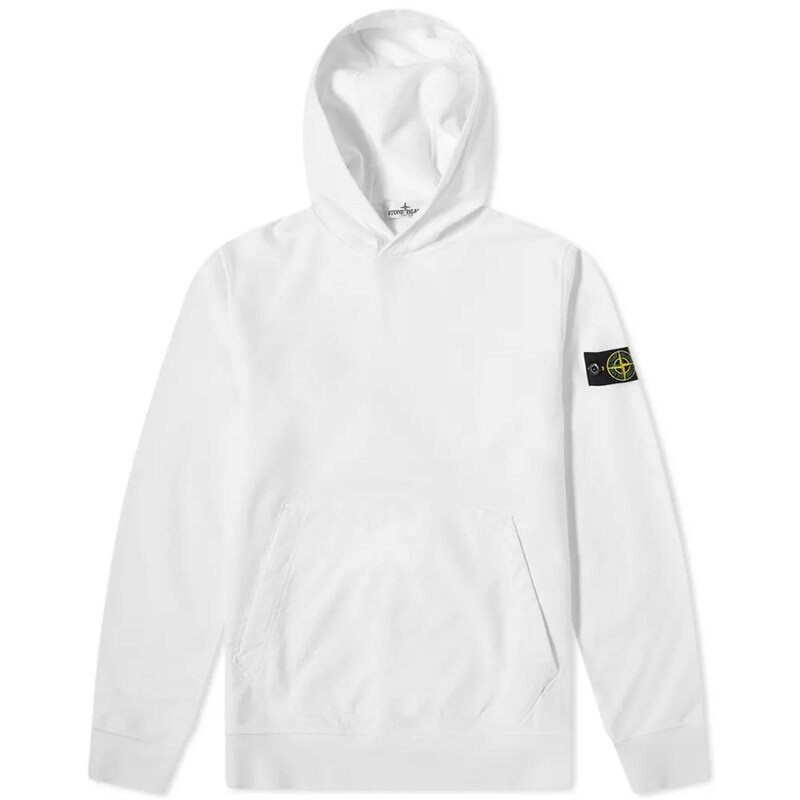 12주년 키즈 와펜 후드티 화이트 741661640 V0001 - Stone Island