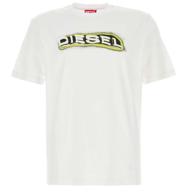25SS T-ADJUST-R4 로고 티셔츠 A16397 0GRAI 100 - Diesel