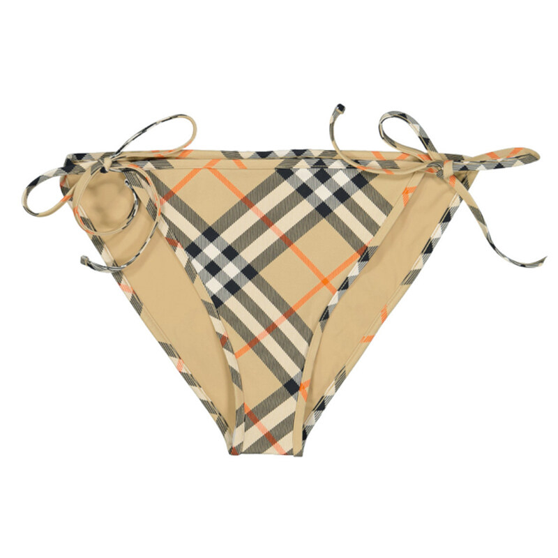 24FW 체크 패턴 스윔 브리프 샌드 8087607 - Burberry