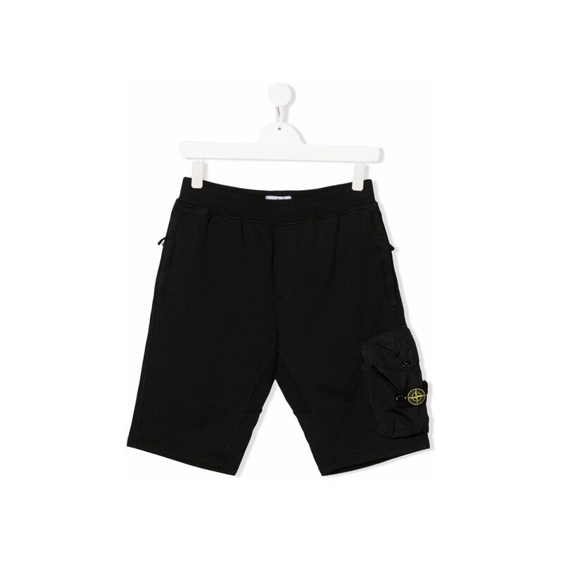 22SS 키즈 여성 와펜 포켓 숏팬츠 761662239 V0029 - Stone Island