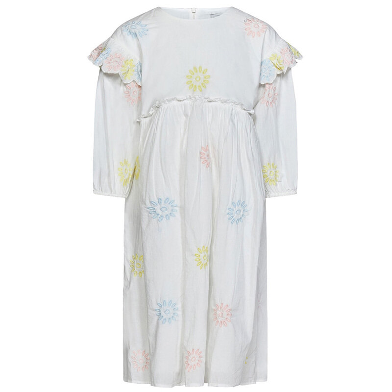 23SS 키즈 플라워 자수 롱 원피스 TS1B40 Z1142 101EM - Stella McCartney