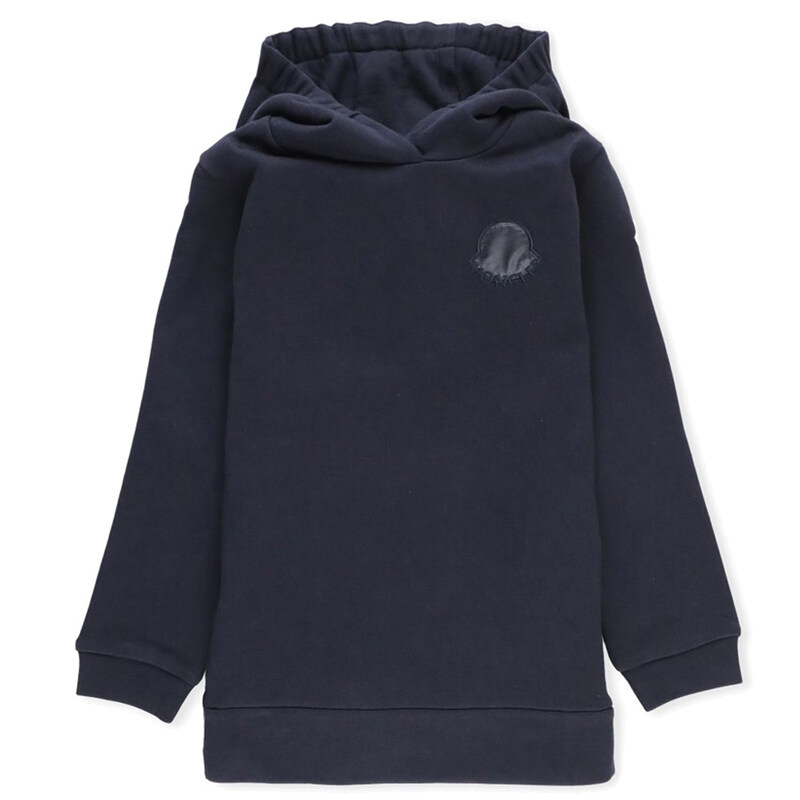 23FW 키즈 로고 패치 후드 원피스 8I000 03 899PS 778 - Moncler