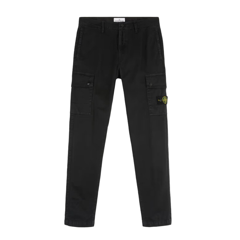 24FW 키즈 와펜 패치 카고 팬츠 블랙 811630115 V0129 - Stone Island