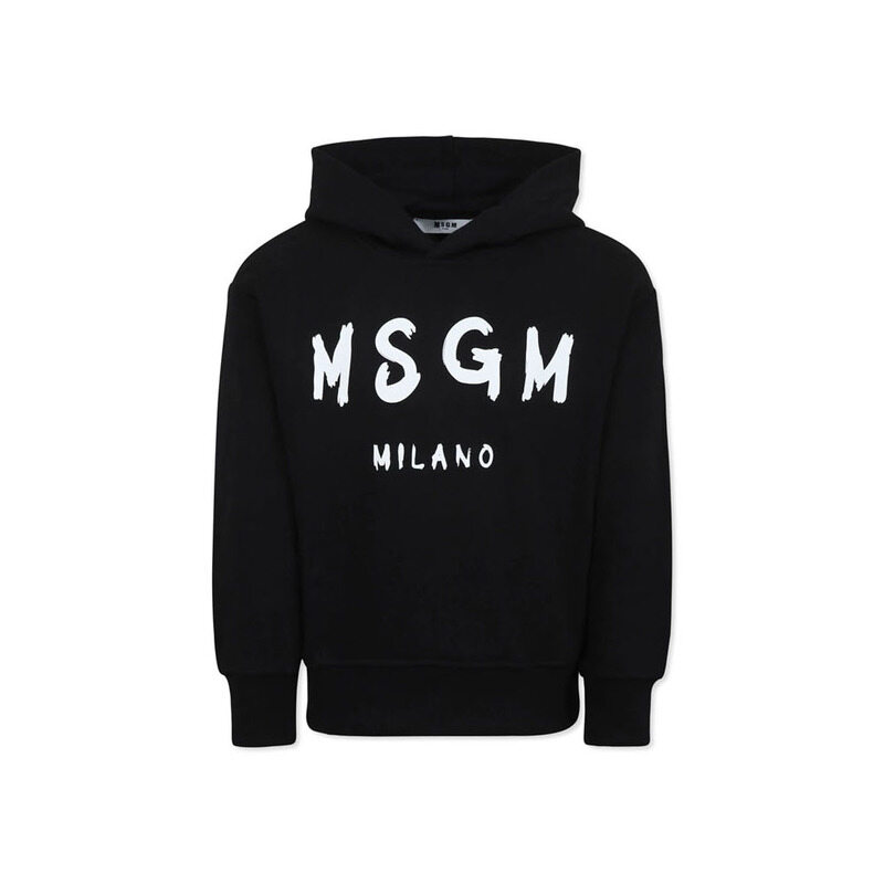 25SS 키즈 로고 프린트 후드티 S5MSJUHS055 110 - MSGM