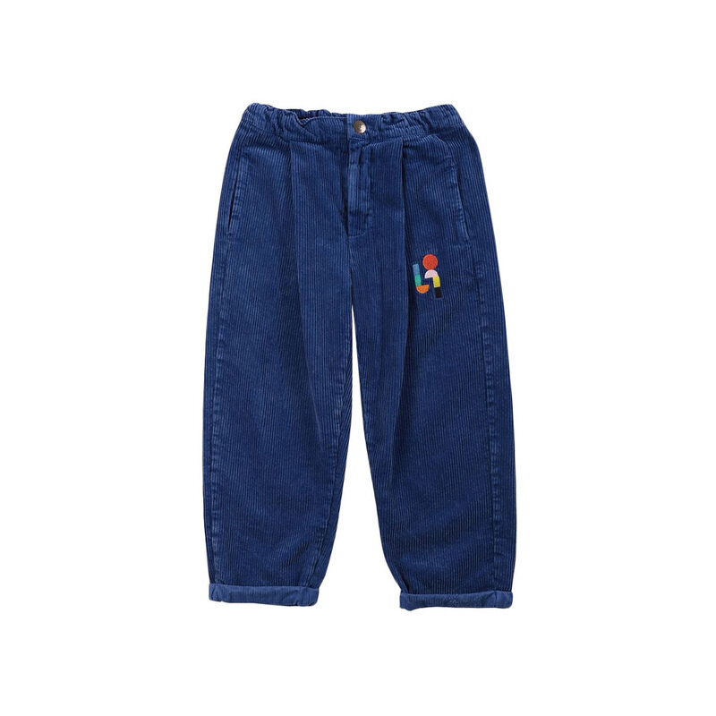 21FW 키즈 스위트 코듀로이 팬츠 블루 221FC007 497 - Bobo Choses
