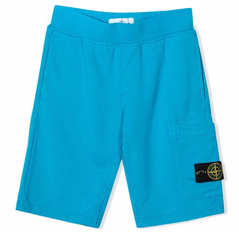 22SS 키즈 트레이닝 숏팬츠 761661840 V0042 - Stone Island